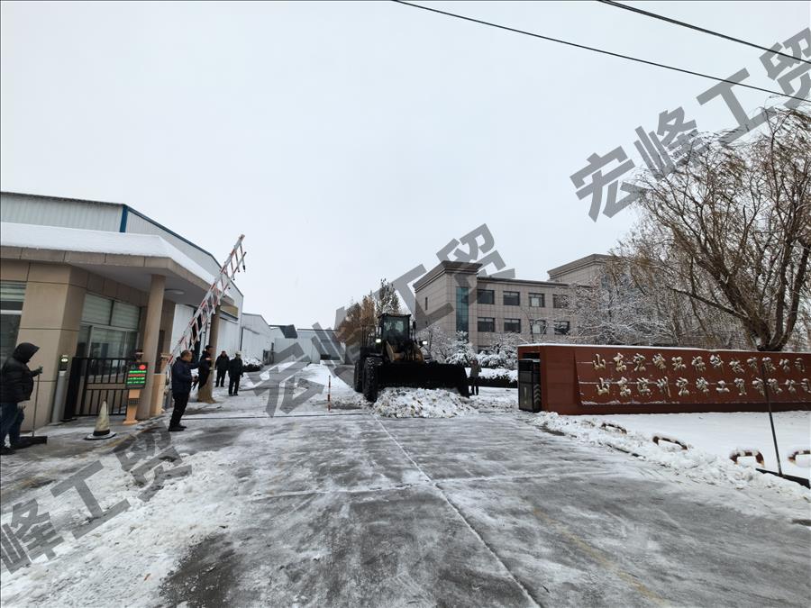 园区一角-美丽雪景